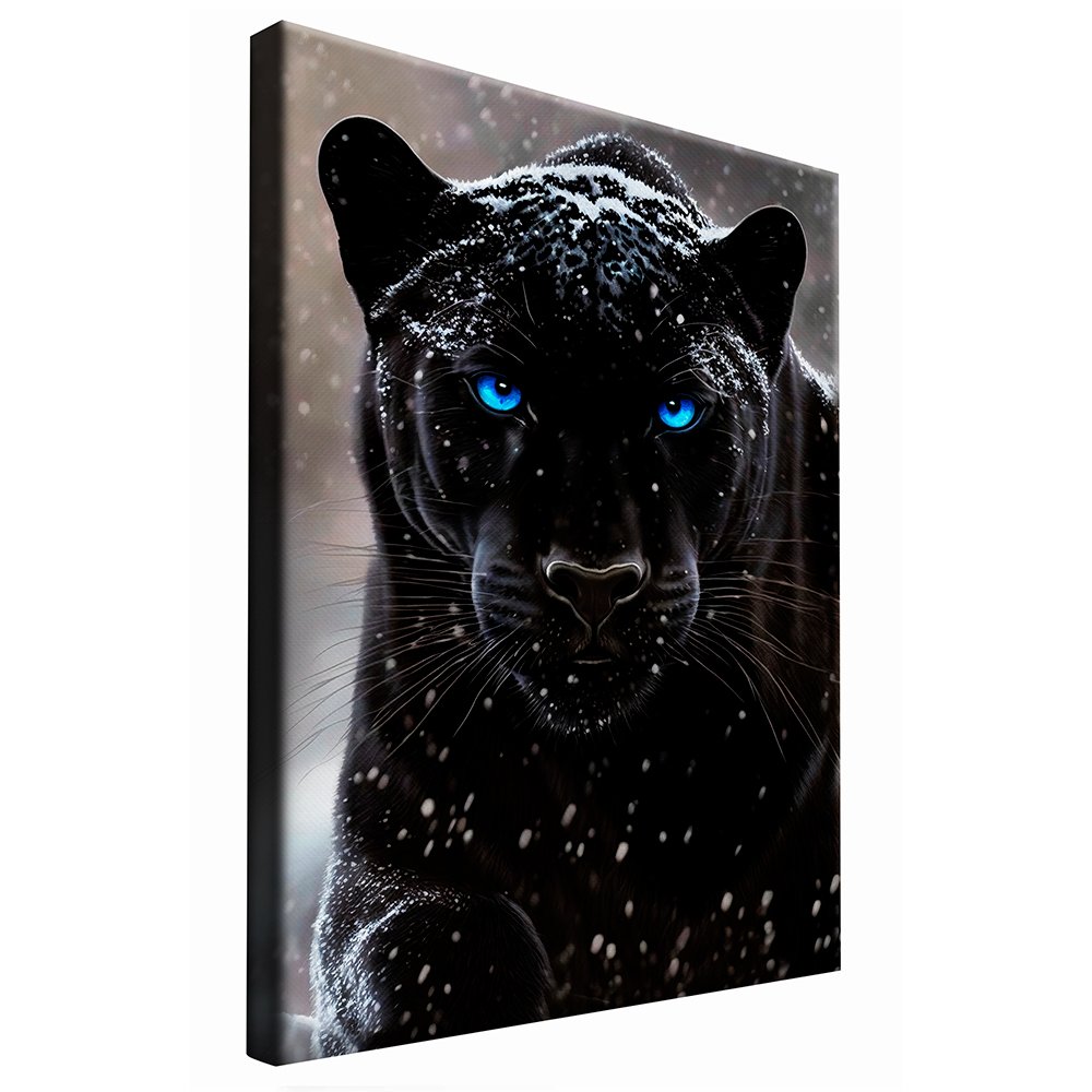 Snow Panther Canvas