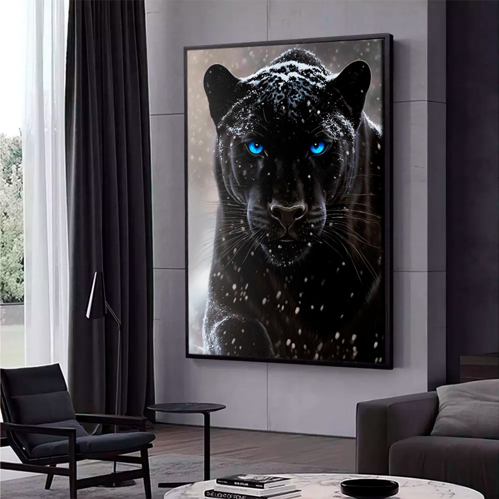 Snow Panther Canvas