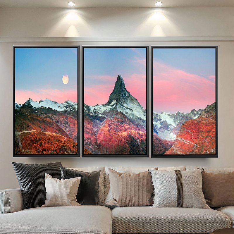 Spring Mountains Trio Canvas