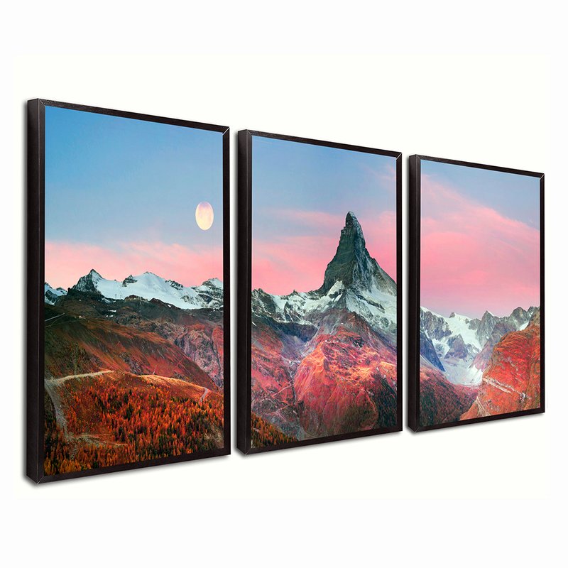 Spring Mountains Trio Canvas