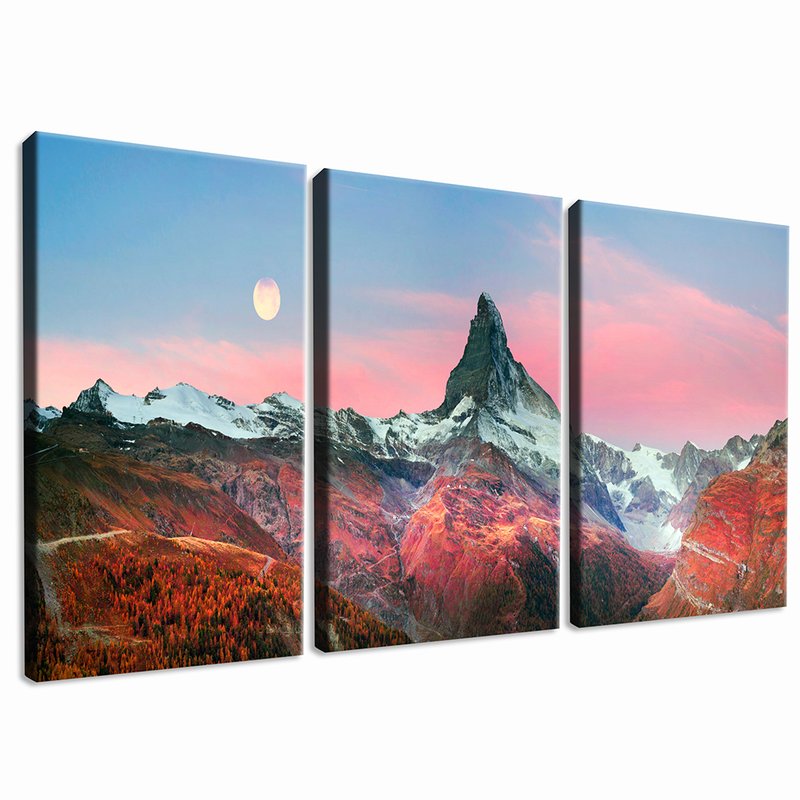 Spring Mountains Trio Canvas