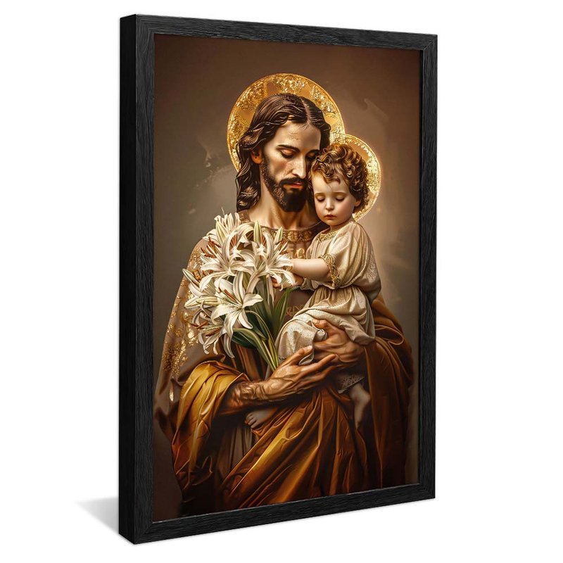 St. Joseph and the Child Jesus V1945 Canvas