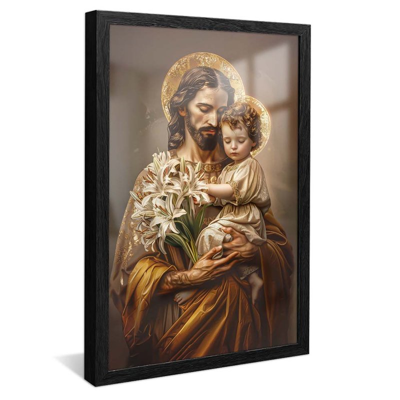 St. Joseph and the Child Jesus V1945 Canvas