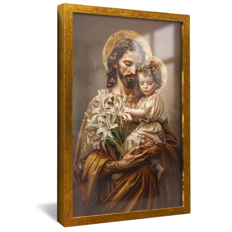 St. Joseph and the Child Jesus V1945 Canvas