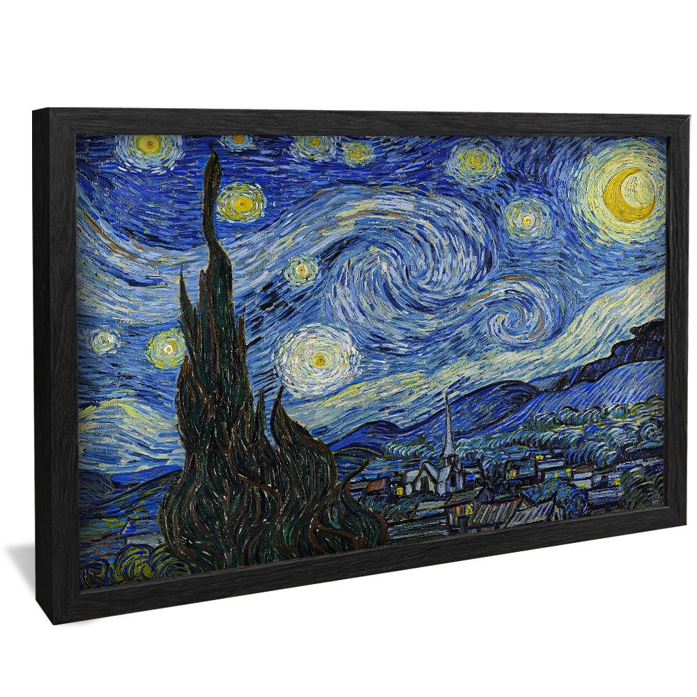 Starry Night by Vincent Van Gogh V1147 Canvas