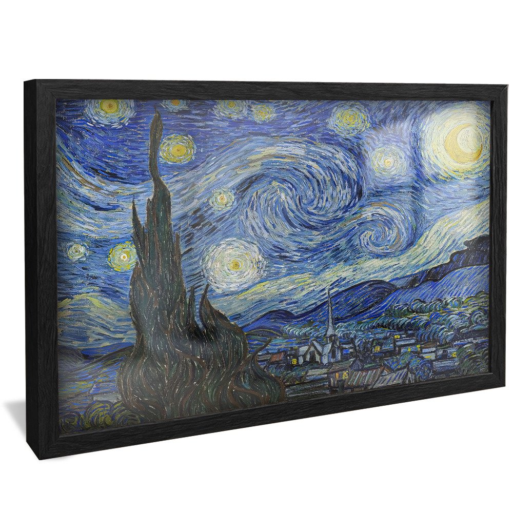 Starry Night by Vincent Van Gogh V1147 Canvas