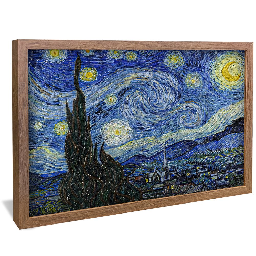 Starry Night by Vincent Van Gogh V1147 Canvas