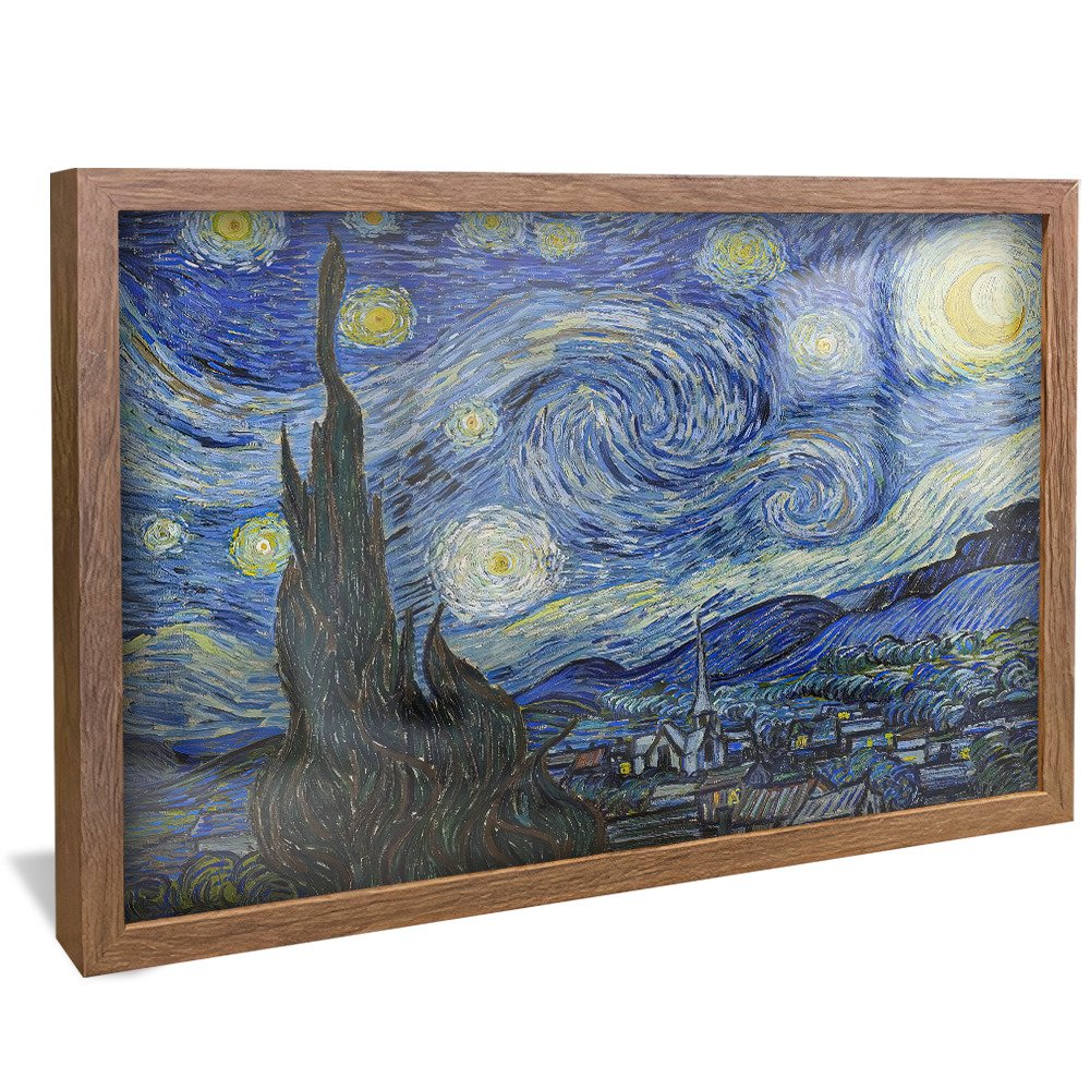 Starry Night by Vincent Van Gogh V1147 Canvas