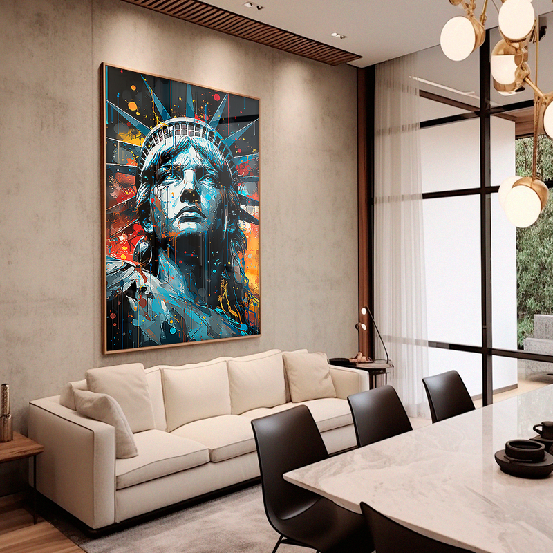 Statue of Freedom V701 Canvas