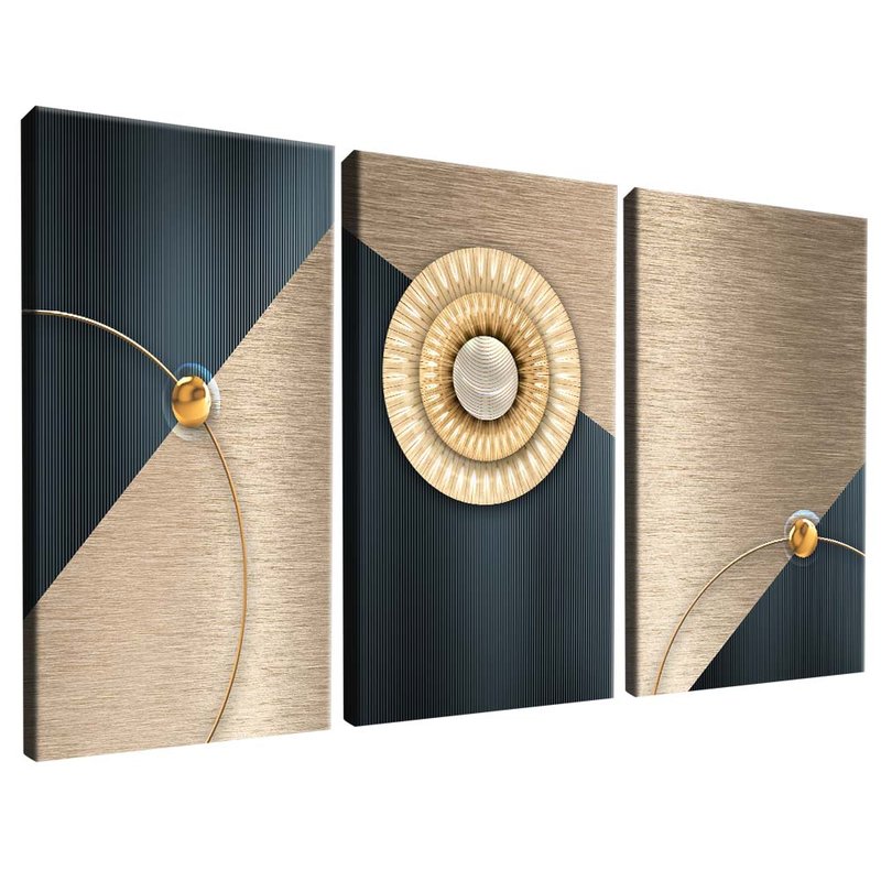 Steel Symbols Trio V1756 Canvas