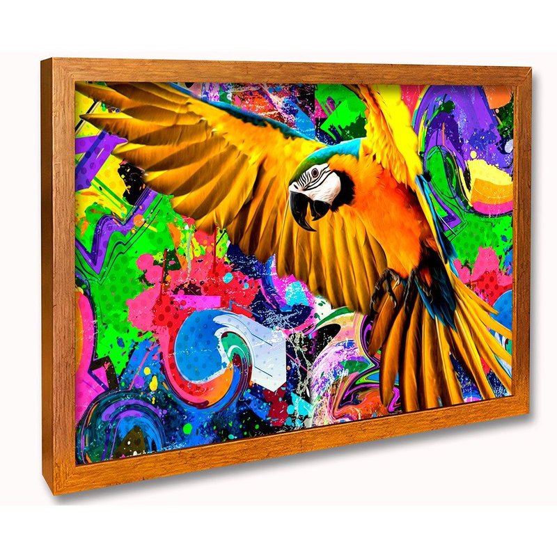 Street Macaw Canvas