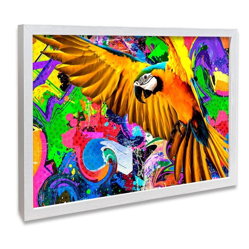 Street Macaw Canvas