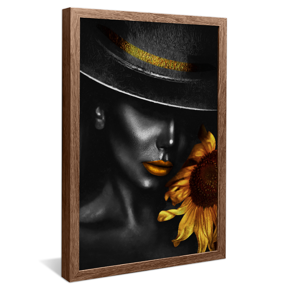 Sunflower Woman V61 Canvas