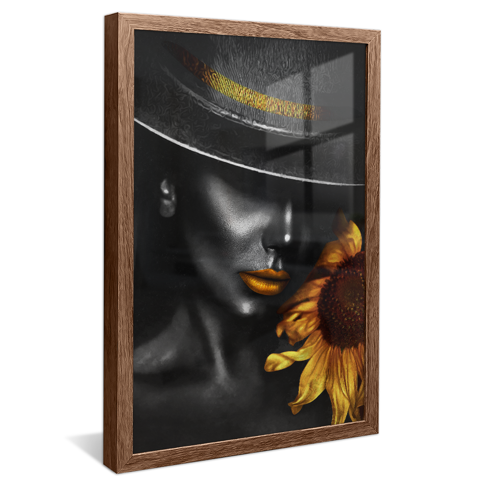 Sunflower Woman V61 Canvas