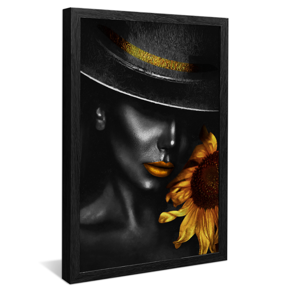 Sunflower Woman V61 Canvas