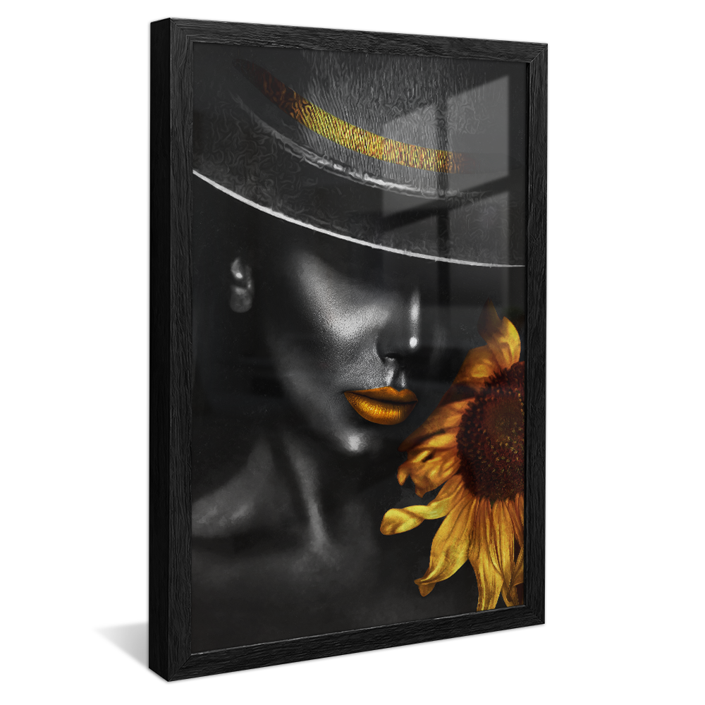 Sunflower Woman V61 Canvas