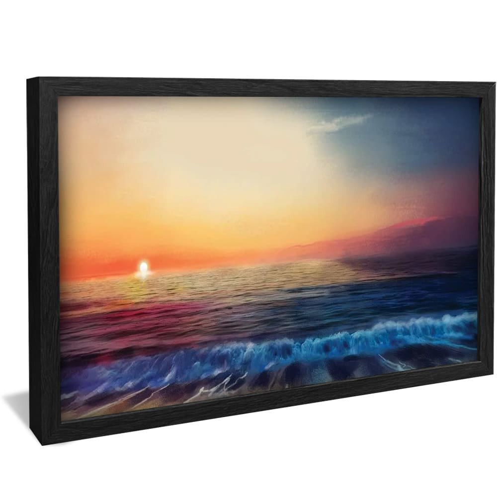 Sunset Sea Landscape Canvas