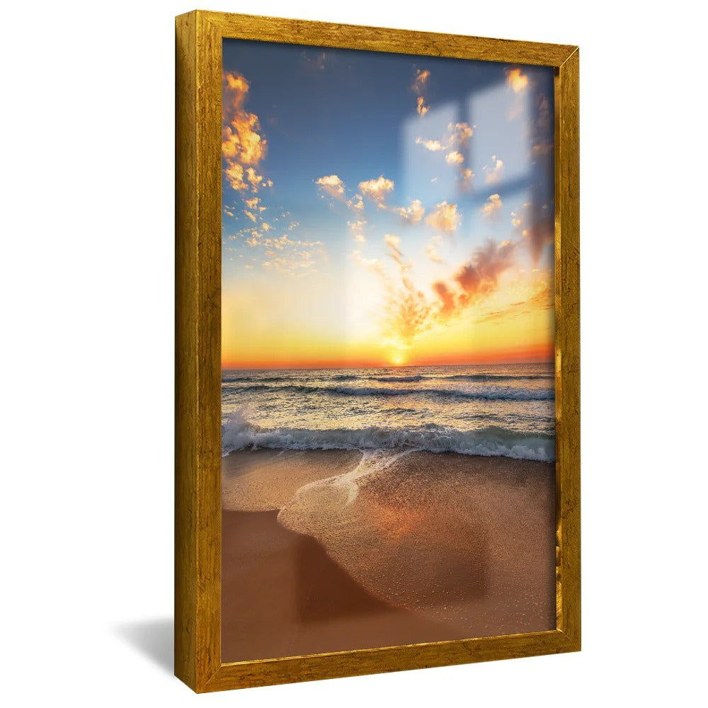 Sunset and Waves Canvas V1269