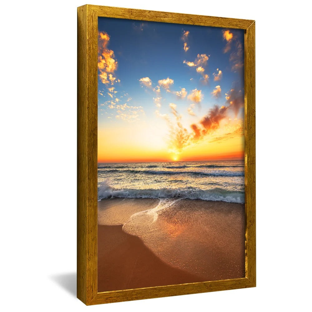 Sunset and Waves Canvas V1269