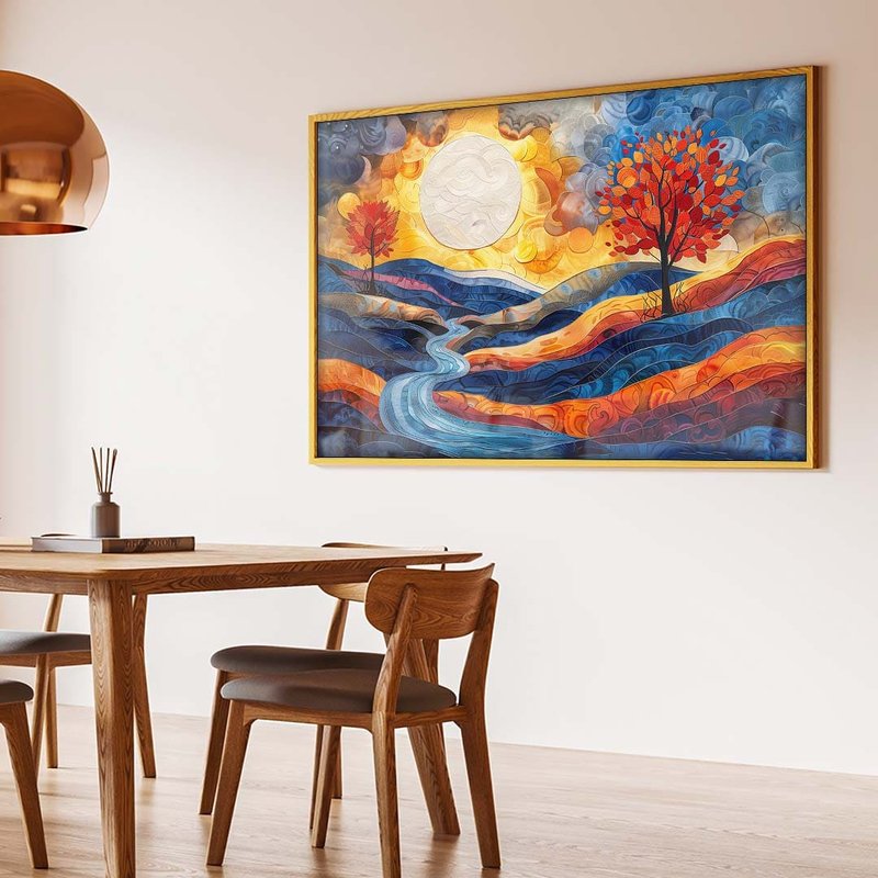 Theatrical Landscape V1801 Canvas