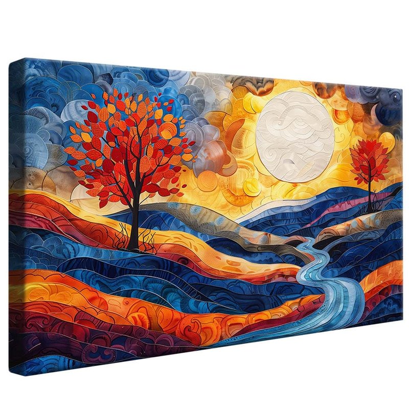 Theatrical Landscape V1801 Canvas