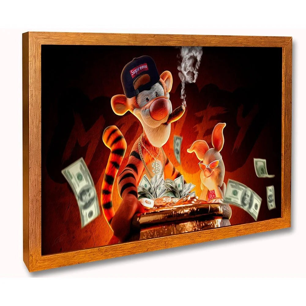 Tiger Money Canvas