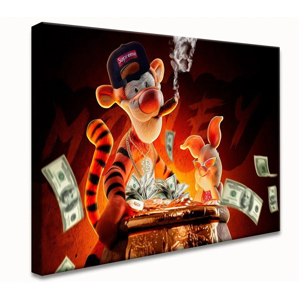 Tiger Money Canvas