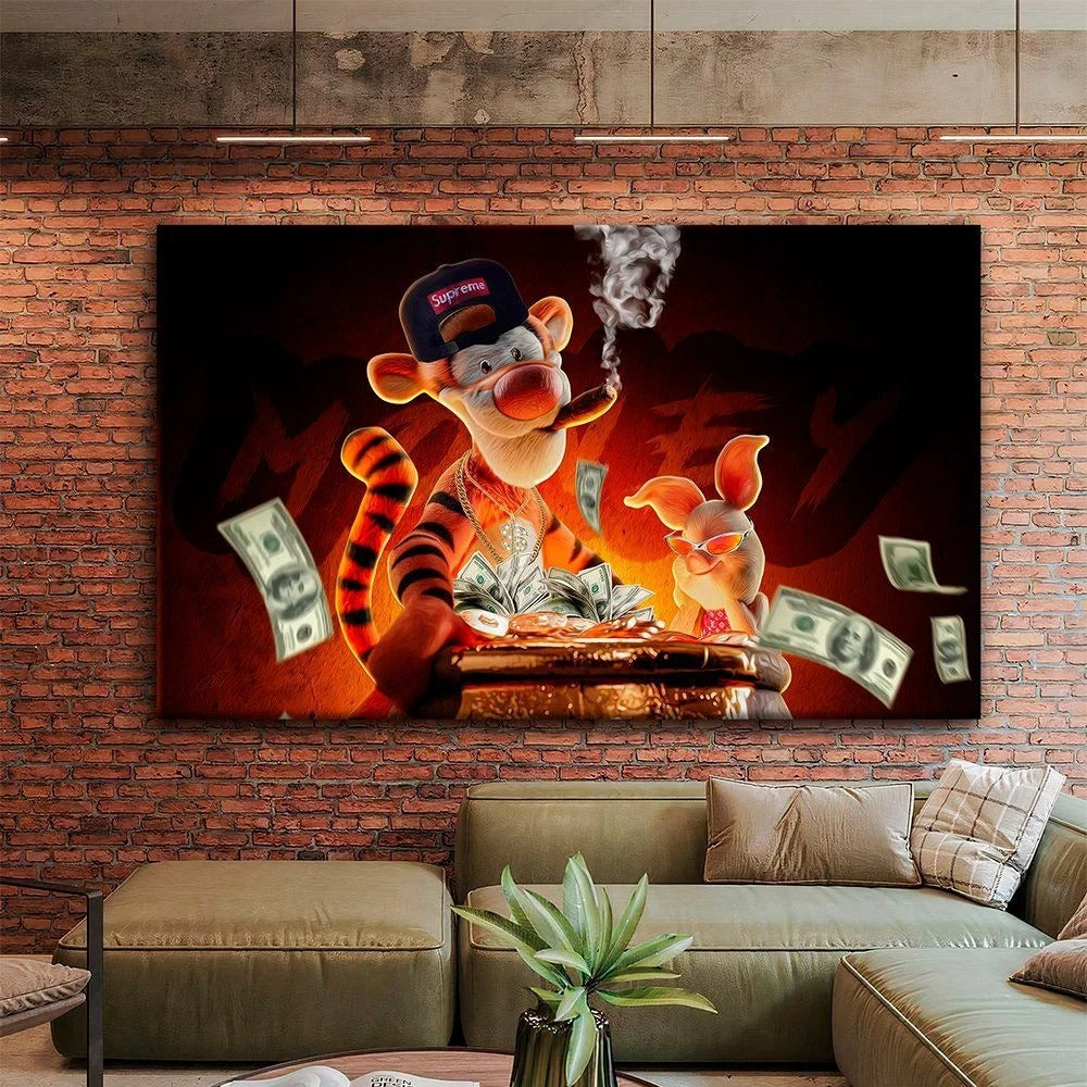 Tiger Money Canvas