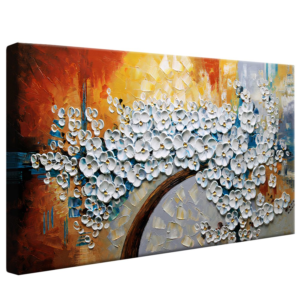 Tree Color Painting v987 Canvas