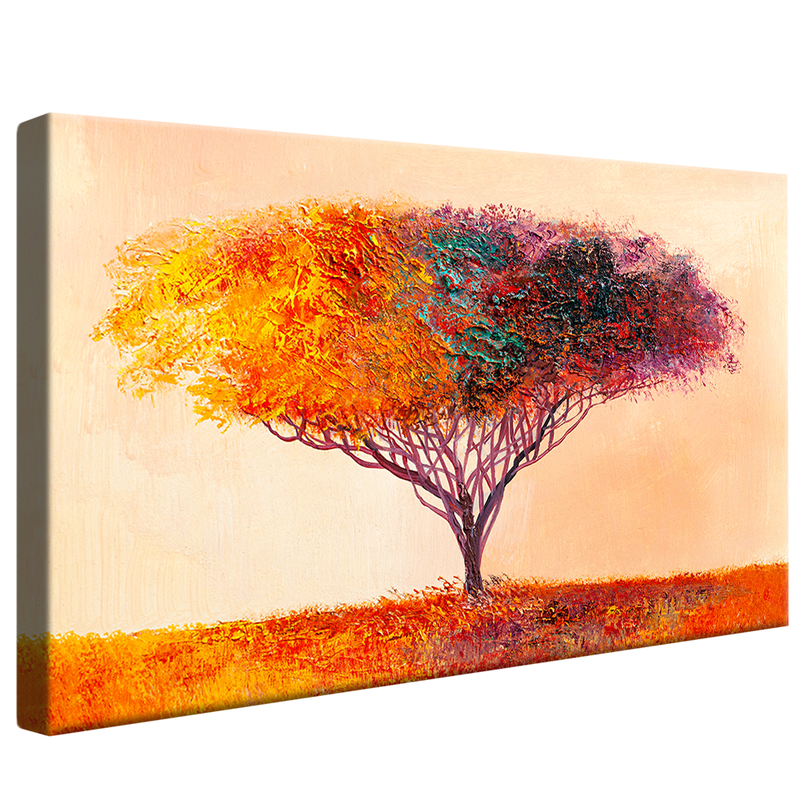 1 Piece Tree Oil in Spring V943 Canvas