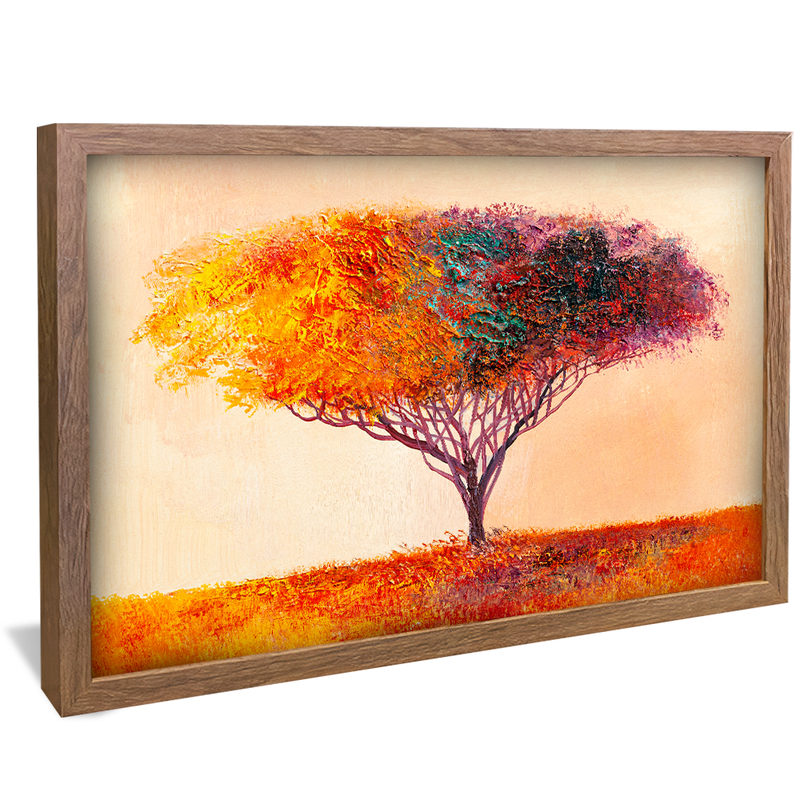 1 Piece Tree Oil in Spring V943 Canvas