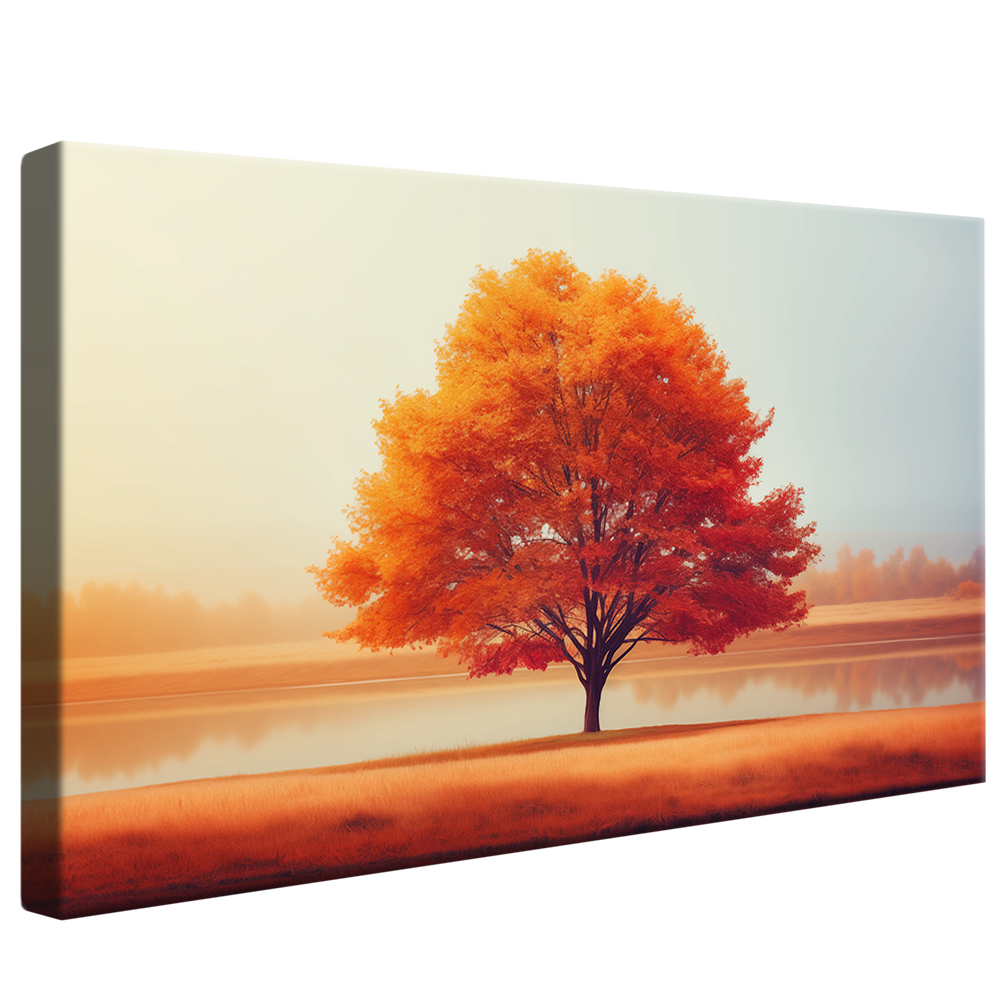 Tree Painting in the Field 978 Canvas