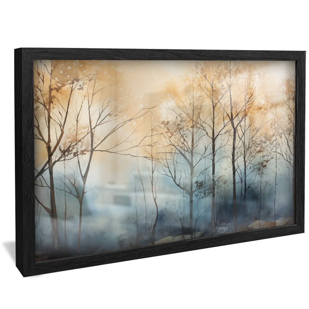 Tree Paintings in the Mist V925 Canvas