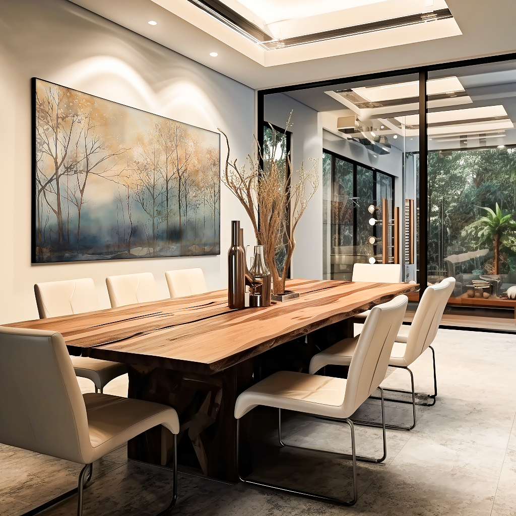 Tree Paintings in the Mist V925 Canvas