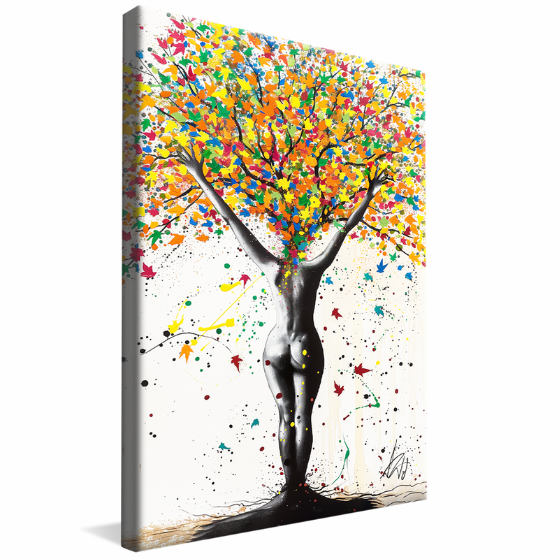 Tree Woman V1507 Canvas