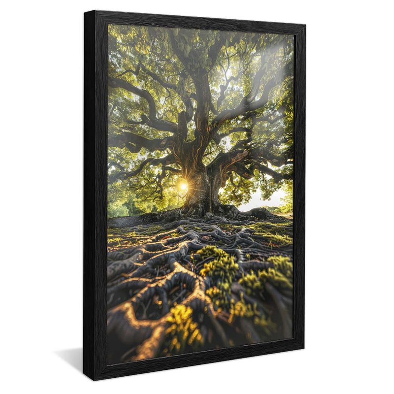Tree and Its Roots V1847 Canvas
