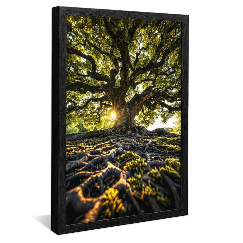 Tree and Its Roots V1847 Canvas