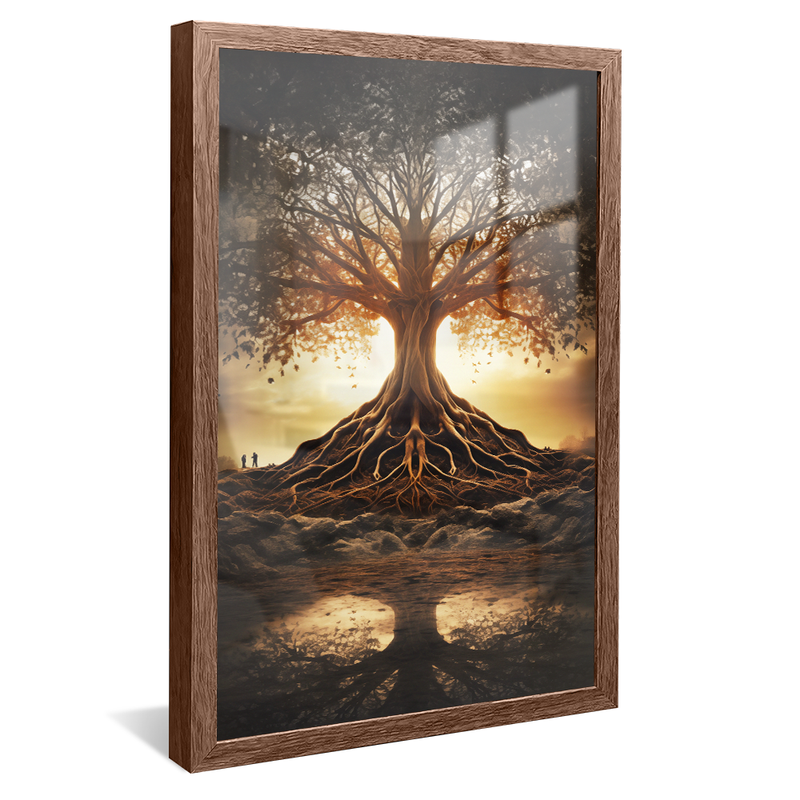 1 Piece Tree and Its Roots V858 Canvas