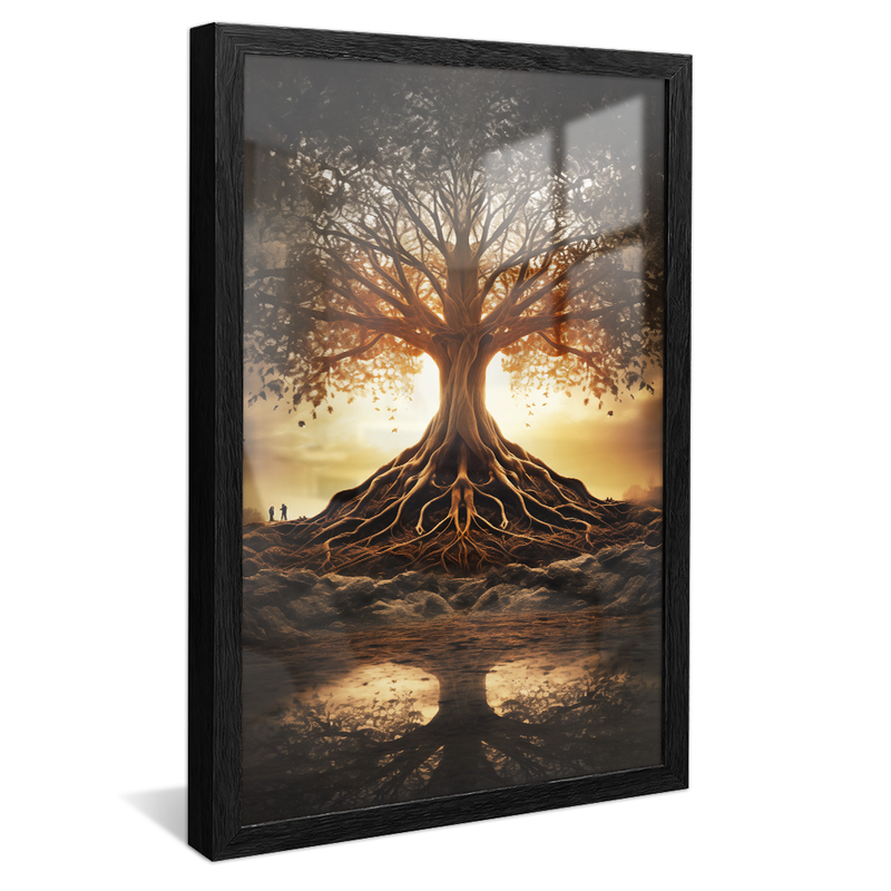 1 Piece Tree and Its Roots V858 Canvas