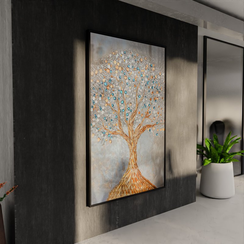 Tree and Jewelry V2071 Canvas