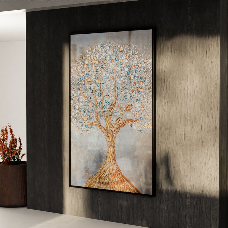 Tree and Jewelry V2071 Canvas