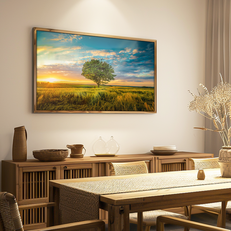 Tree in Field V1551 Canvas