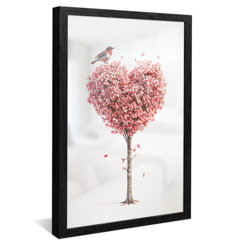 1 Piece Tree in Heart V1366 Canvas