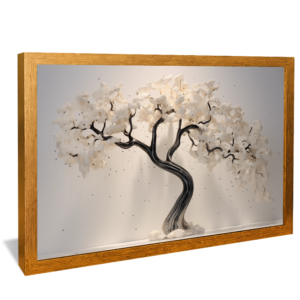 Tree in Marble V791 Canvas