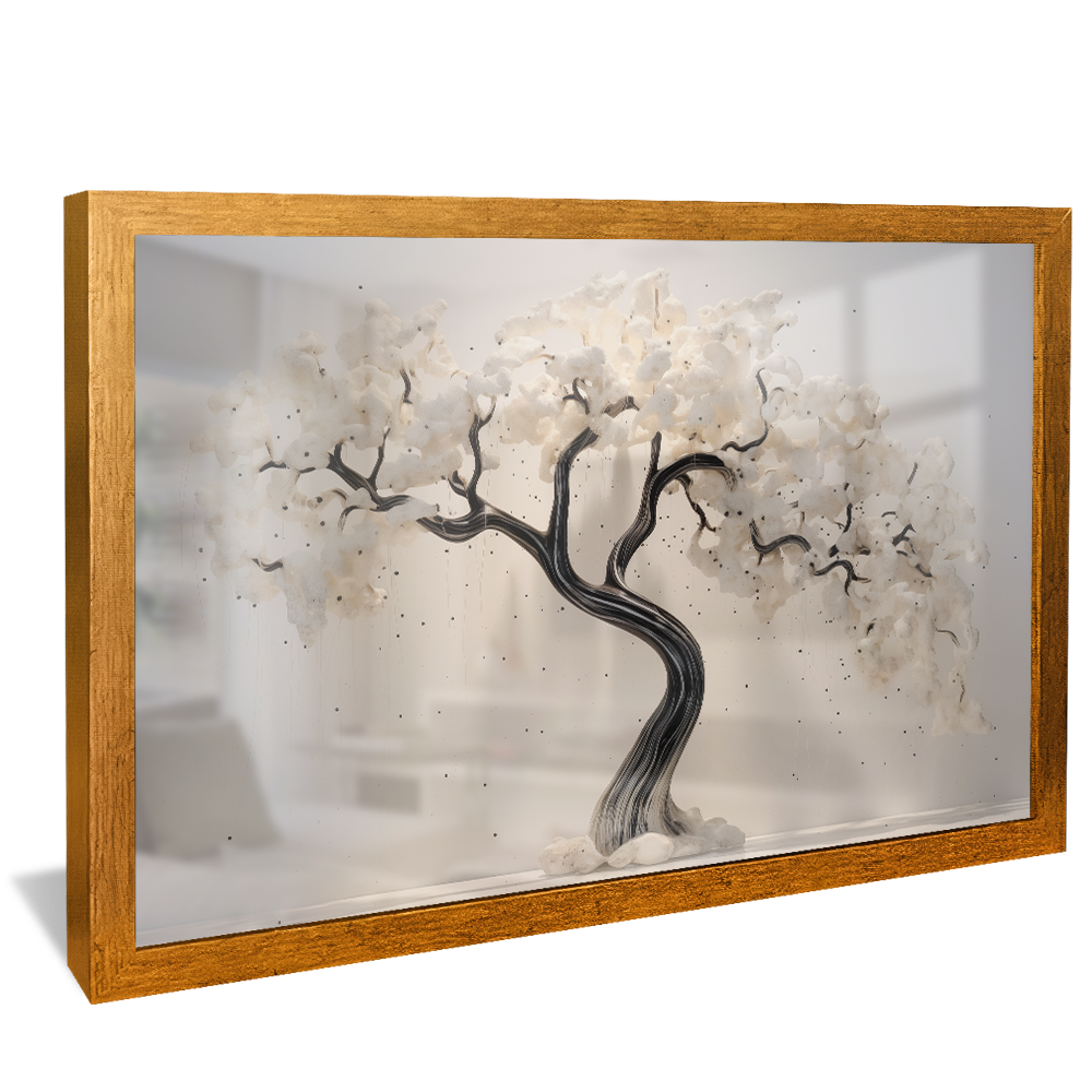 Tree in Marble V791 Canvas