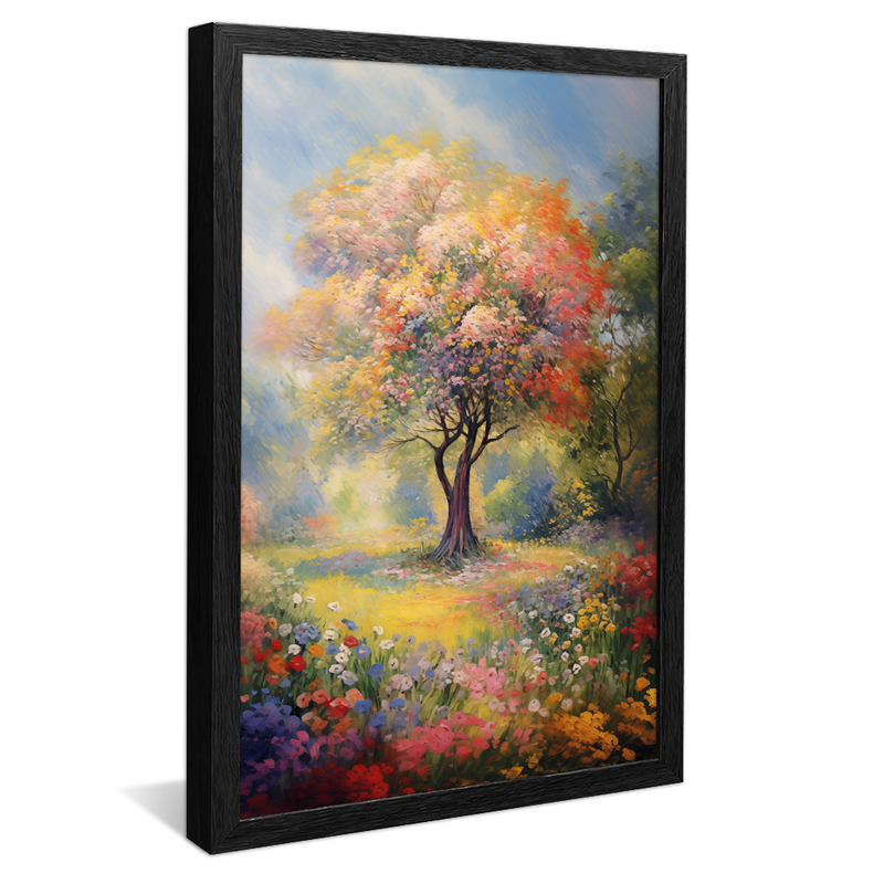 Tree in the Garden V920 Canvas