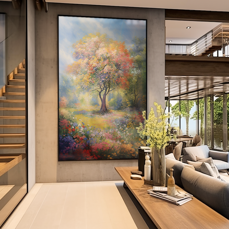 1 Piece Tree in the Garden V920 Canvas