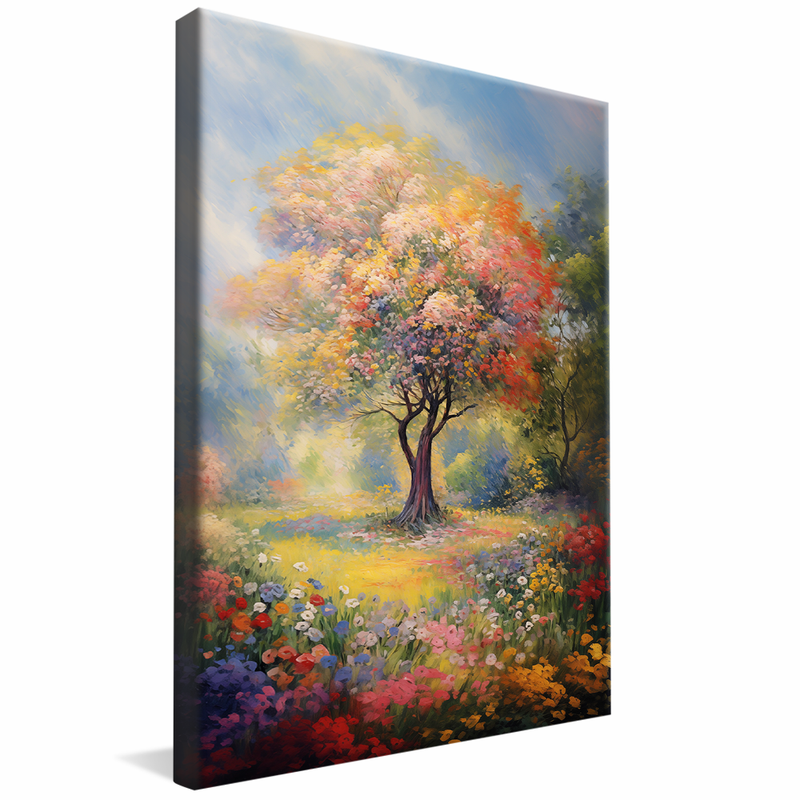 Tree in the Garden V920 Canvas