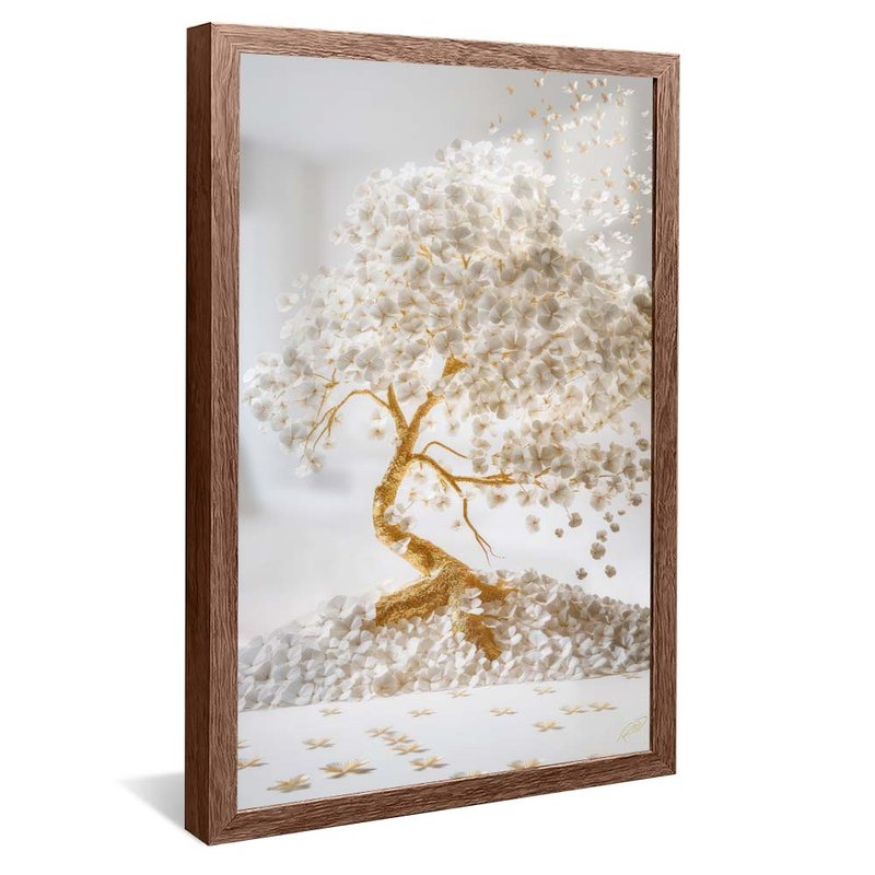 Tree of White and Golden Life V1784 Canvas