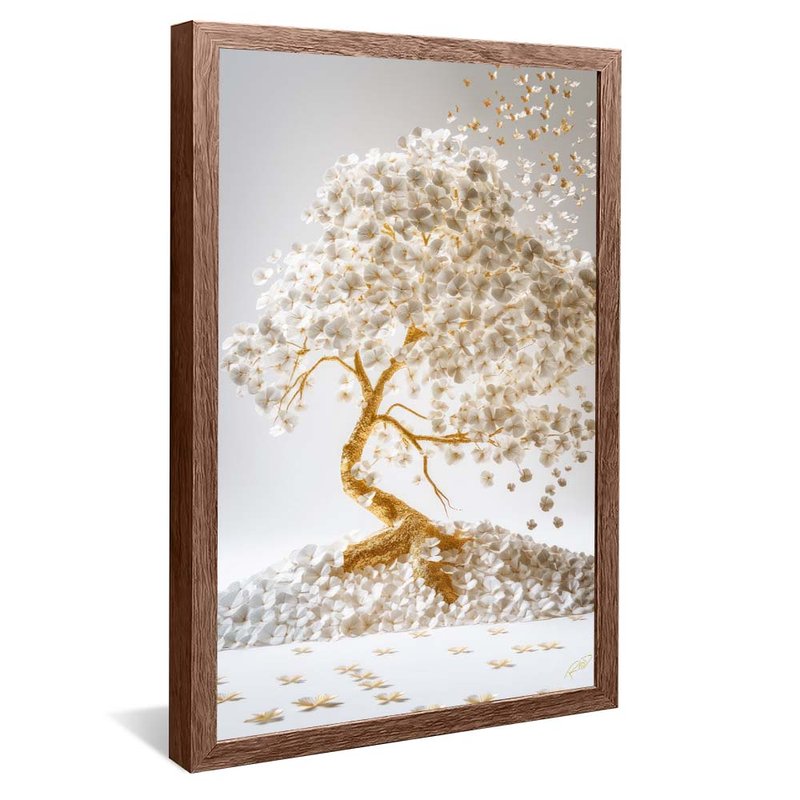 Tree of White and Golden Life V1784 Canvas